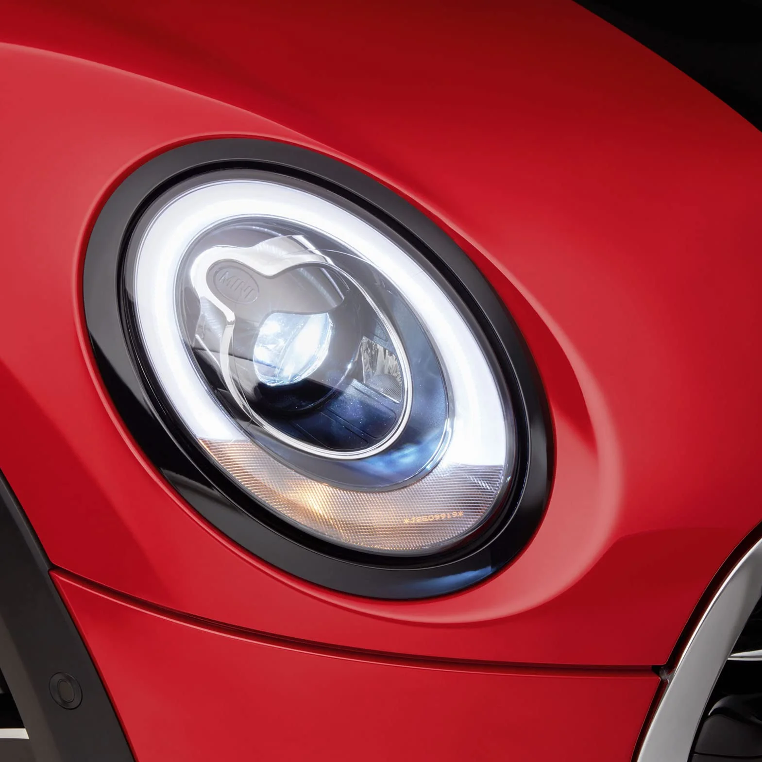 Błyszcząca Czarna Ramka Reflektora, Ramka Tylnego światła, Rama Tylnego światła do F55 F56 F57 Mini S JCW 2014-2022 z Wytrzymałego Materiału ABS PP
