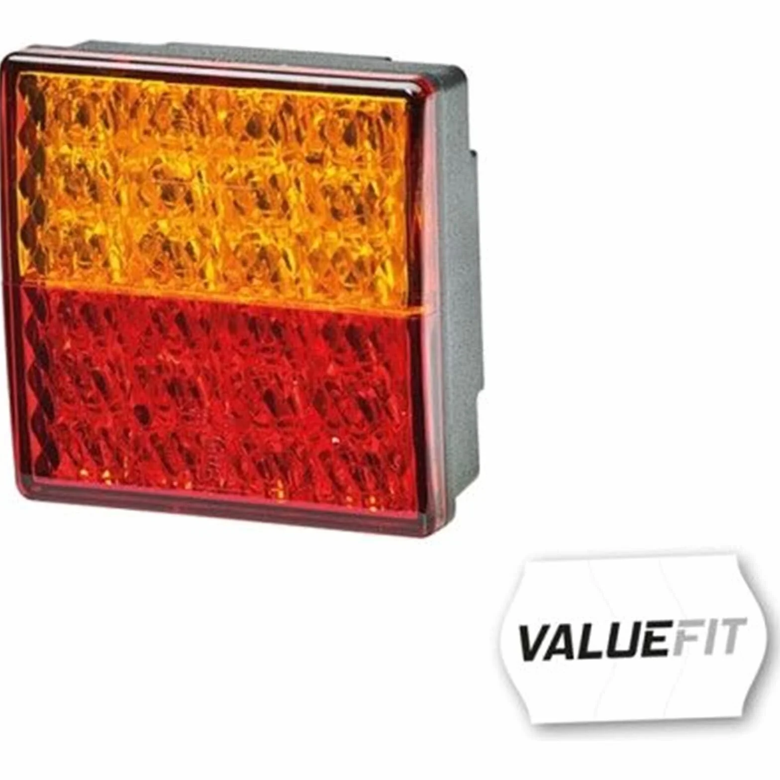 HELLA VALUEFIT Lampa tylna zespolona - LED - 24V - Oprawa/przykręcany - ECE - Kolor szkła reflektora: czerwony/żółty - Wtyczki: otwarte końcówki kabla - z lewej/z prawej - 2SD 357 029-101