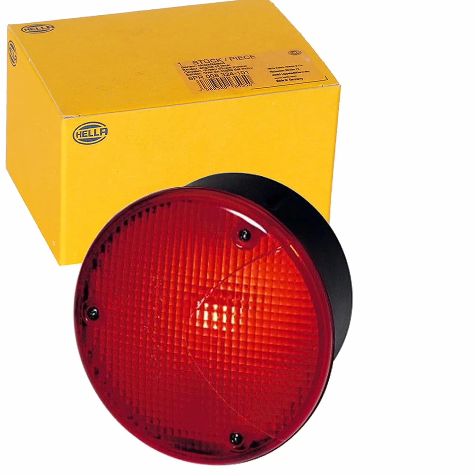 HELLA Lampa tylna zespolona - żarówek - 12V / 24V - przykręcany/Oprawa - ECE/ADR/GGVS - Kolor szkła reflektora: czerwony - Wtyczki: Wtyk płaski - z prawej/z lewej - Ilość: 1 - 2TA 964 169-061
