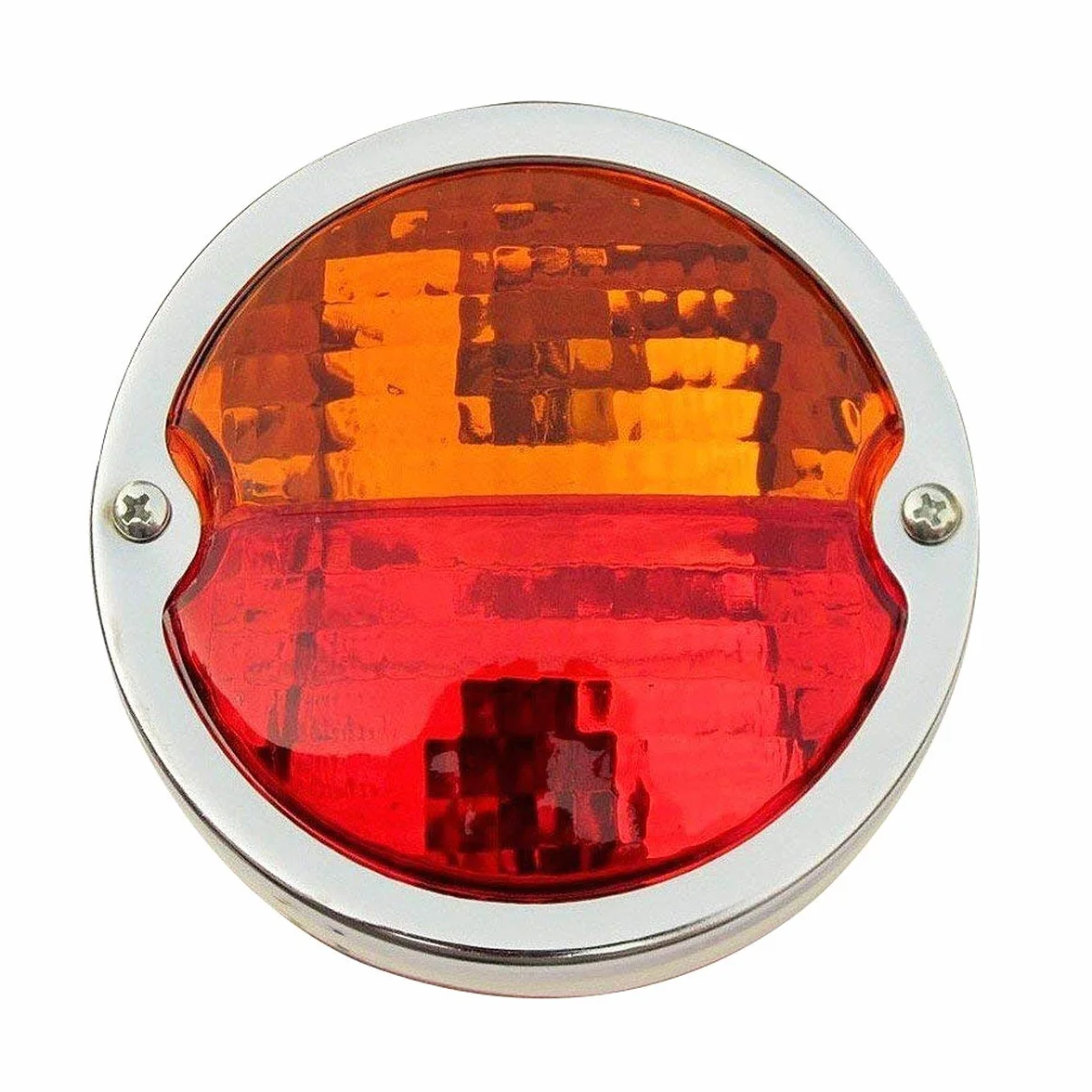 Okrągła lampa traktorowa w stylu vintage tylna lampa światło z tablicą rejestracyjną okno - 11000803