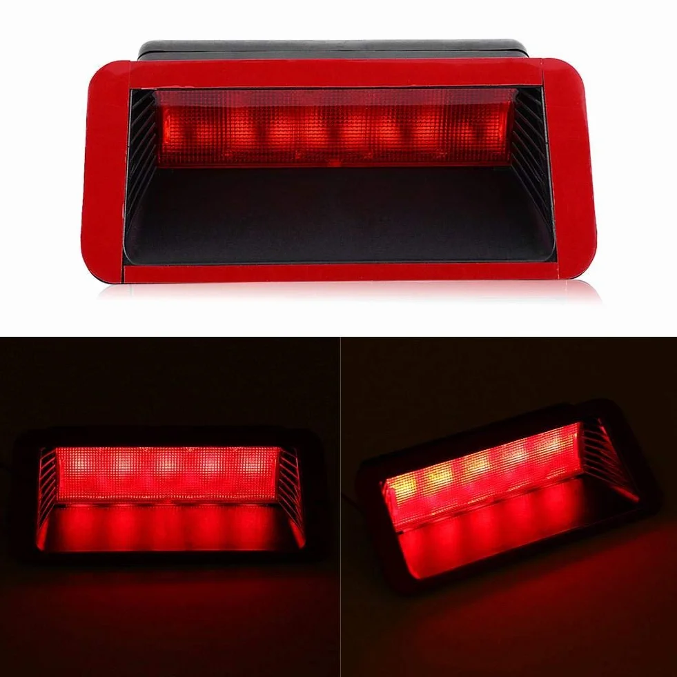 Światło hamowania, trzecie światło stopu Fydun 5 LED 12 V Universal Car, wysoko zamontowane tylne trzecie światło stopu 3?