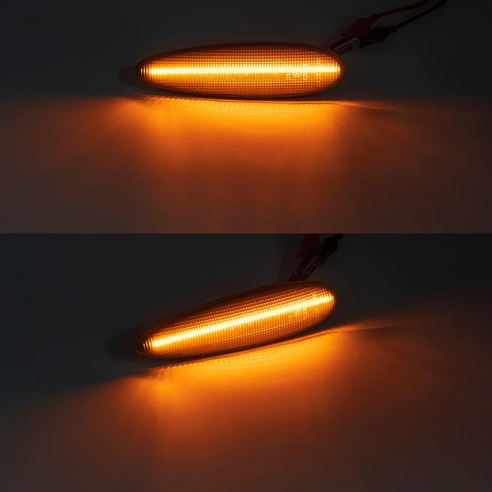 Kierunkowskazy boczne LED, kierunkowskazy do fiata Bravo, Brava HGT 95-01, Croma MK2 05-10, Palio 02-06, Marea, Gaza, Albea, przydymione soczewki, boczny kierunkowskaz, lampa