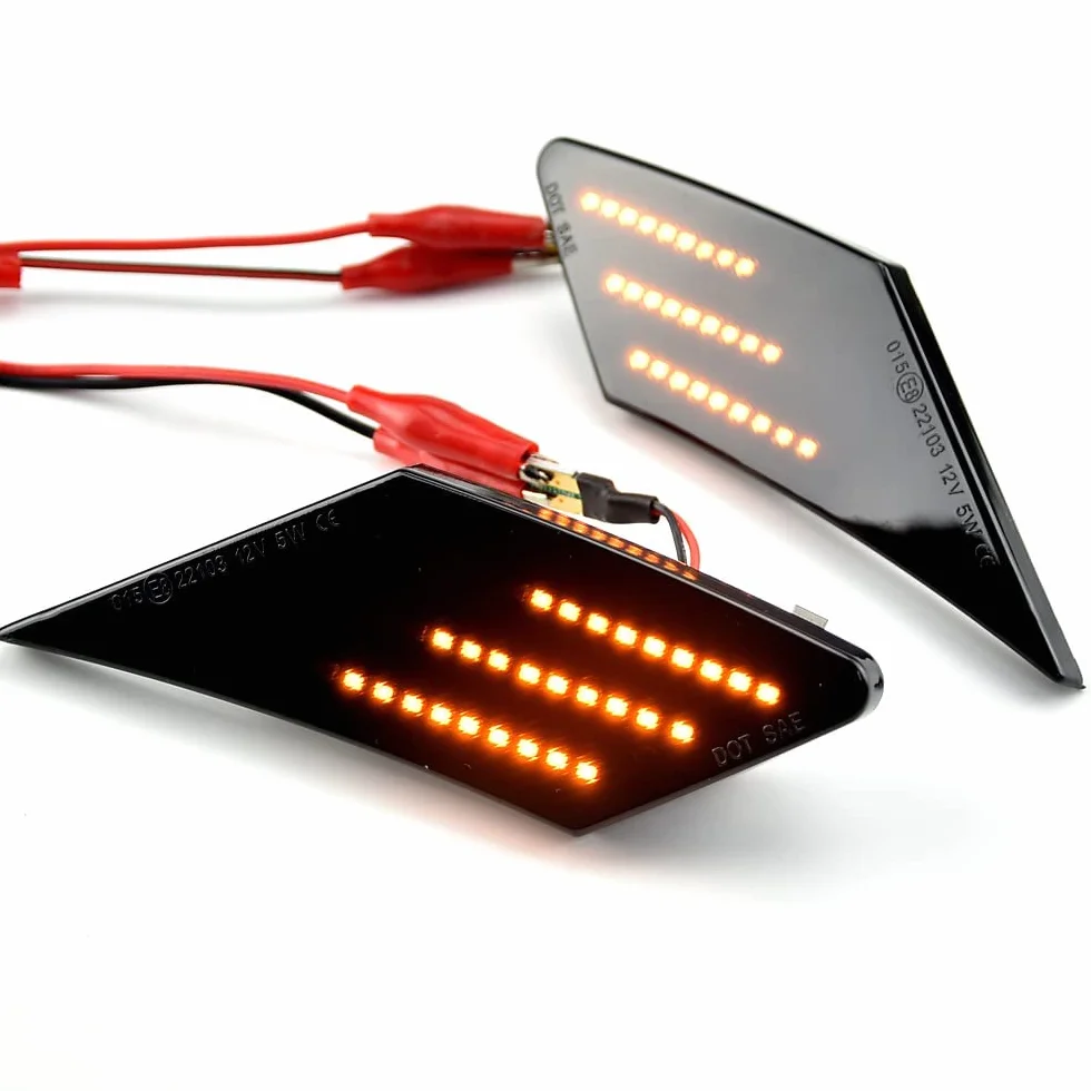2szt Dynamiczny sekwencyjny LED Boczne światło obrysowe błotnika Wskaźnik kompatybilny z Su-baru B-RZ Scion FR-S To-yota 86 2013-2020