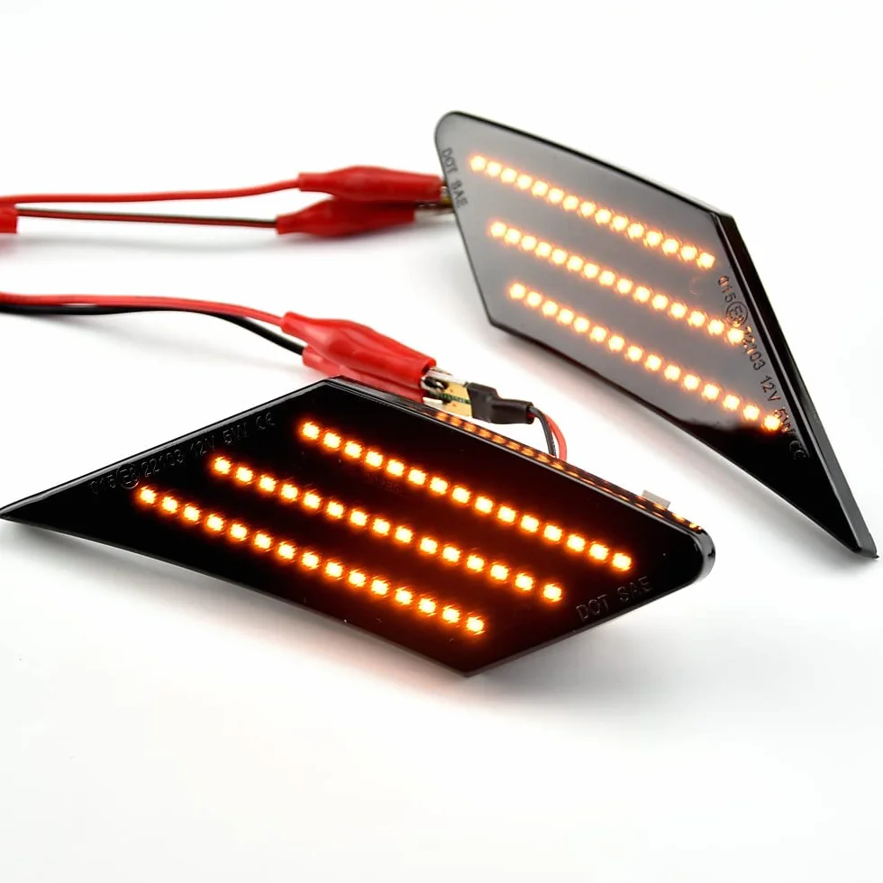 2szt Dynamiczny sekwencyjny LED Boczne światło obrysowe błotnika Wskaźnik kompatybilny z Su-baru B-RZ Scion FR-S To-yota 86 2013-2020