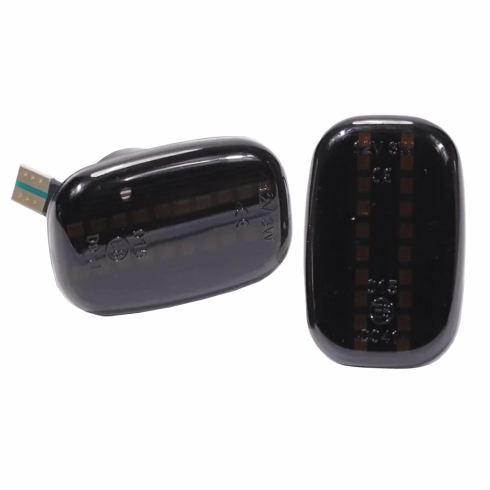 Światła LED kierunkowskazy do T-oyota Corolla RAV4 Prius Yaris Camry Vios Hilux Allex Avensis Celica Supra Mk4 dynamiczny znacznik boczny (czarny)