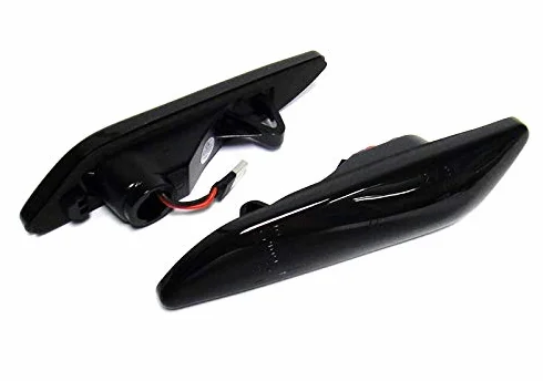 2 x czarne dymione soczewki kierunkowskazy bursztynowe LED marker wzmacniacz światła do 2005-10 AR 147 937 1997-06 AR 156 932 Delta 844 Tipo 356 Ypsilon 846