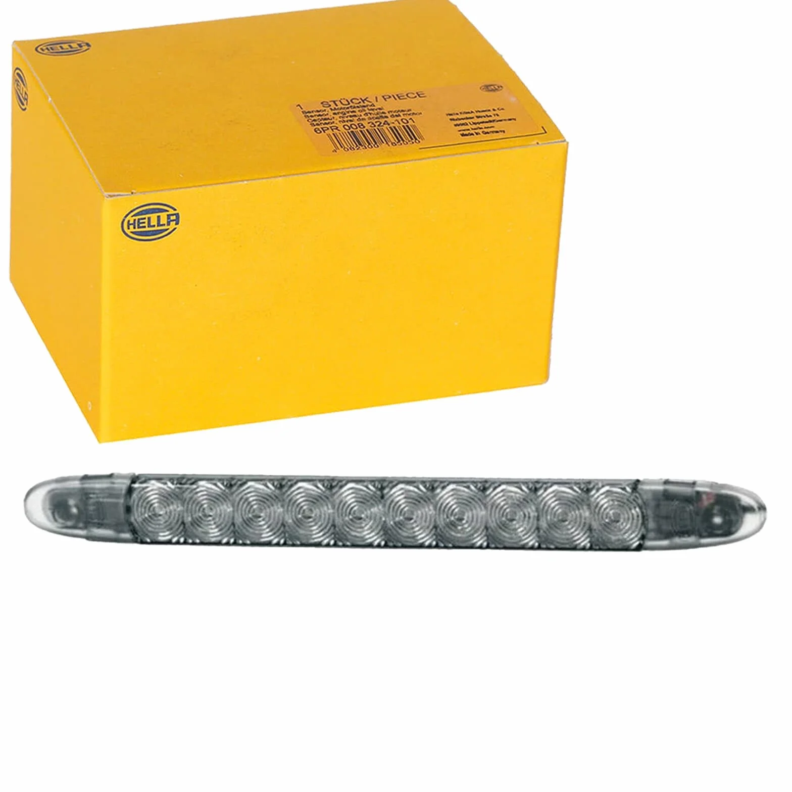 HELLA Dodatkowe światło STOP - LED - 12V - przykręcany/Oprawa - SAE - Przewodu: 150[mm] - Wtyczki: otwarte końcówki kabla - z tyłu - 2DA 343 106-061