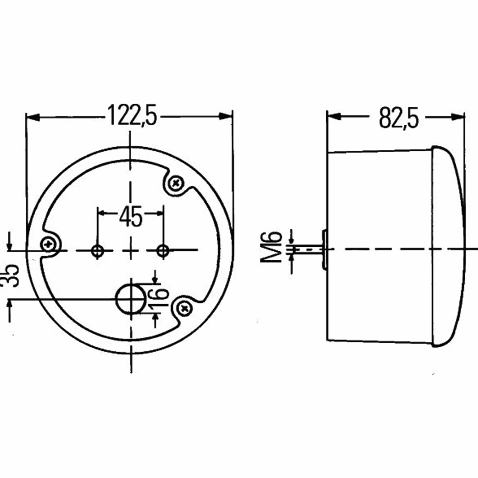 HELLA Lampa tylna zespolona - żarówek - 12V / 24V - przykręcany/Oprawa - ECE/ADR/GGVS - Kolor szkła reflektora: czerwony - Wtyczki: Wtyk płaski - z prawej/z lewej - Ilość: 1 - 2TA 964 169-061