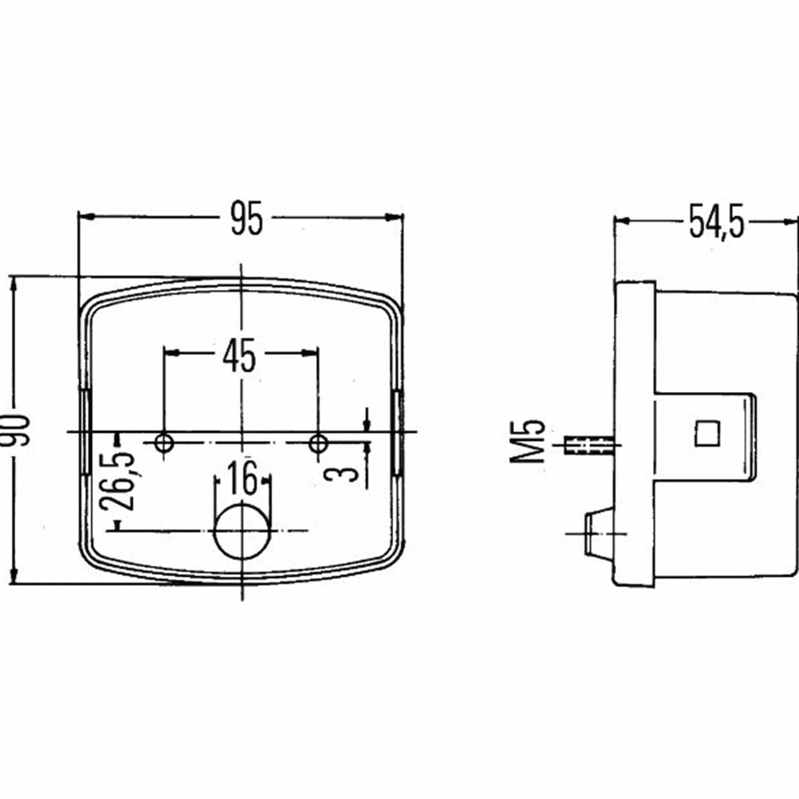 HELLA 2SD 002 776-231 Lampa tylna zespolona - Halogen - ECE - z lewej