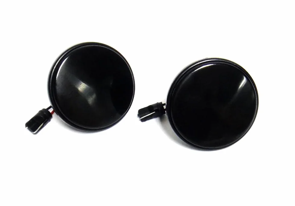 2 x czarne przydymione soczewki kierunkowskazy bursztynowe LED marker wzmacniacz światła do 1990-2014 MX-5 MK I II III Roadster NA NB NC